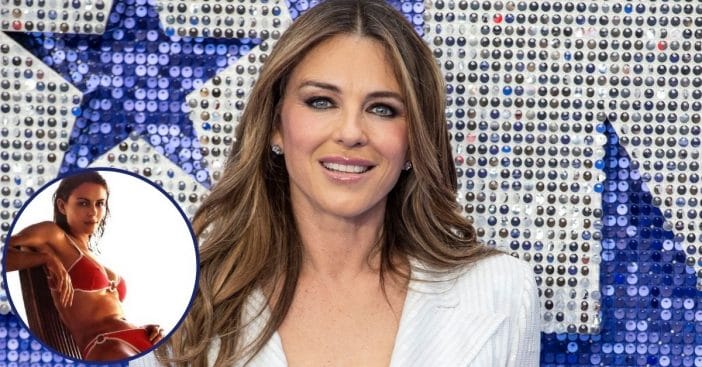 55-Year-Old Elizabeth Hurley Shares Photo From 'First Bikini Shoot Ever'