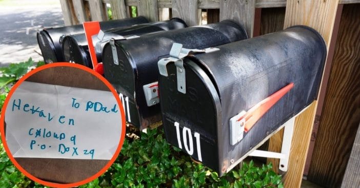 A mailman encounters his most important delivery: a daughter's letter to her dad in heaven