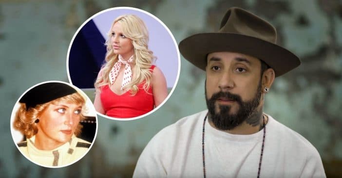 AJ McLean compares Britney Spears to Princess Diana