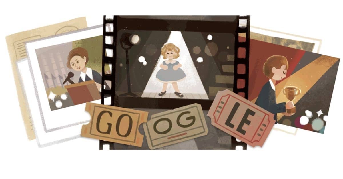 Google Doodle Honors Shirley Temple As Child Star And Diplomat