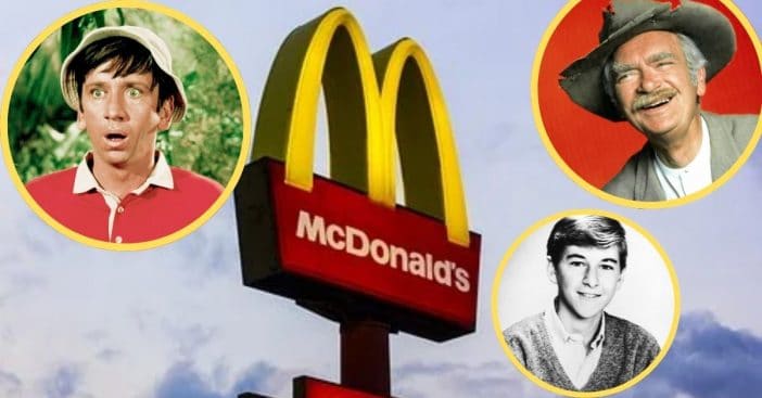 Early McDonald's ad campaigns allowed viewers to see 'Gilligan's Island,' 'Beverly Hillbillies,' and 'Leave It to Beaver' characters, among others
