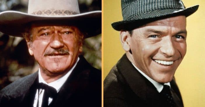 John Wayne, Frank Sinatra