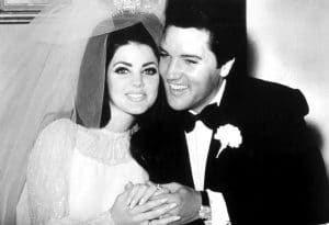 Priscilla and Elvis Presley