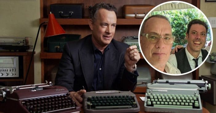 Tom Hanks visits fan who has a shared interest in typewriters
