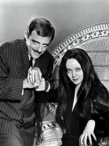 THE ADDAMS FAMILY, John Astin, Carolyn Jones, 1964-66