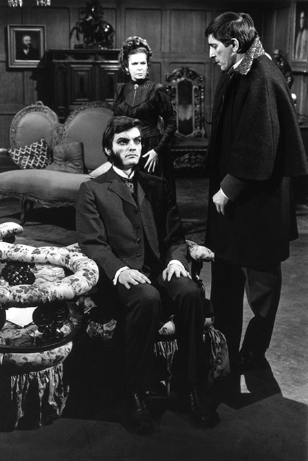 David Selby, Joan Bennett and Jonathan Frid