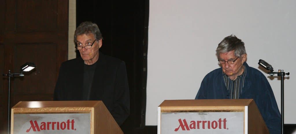 Jonathan Frid giving a live reading