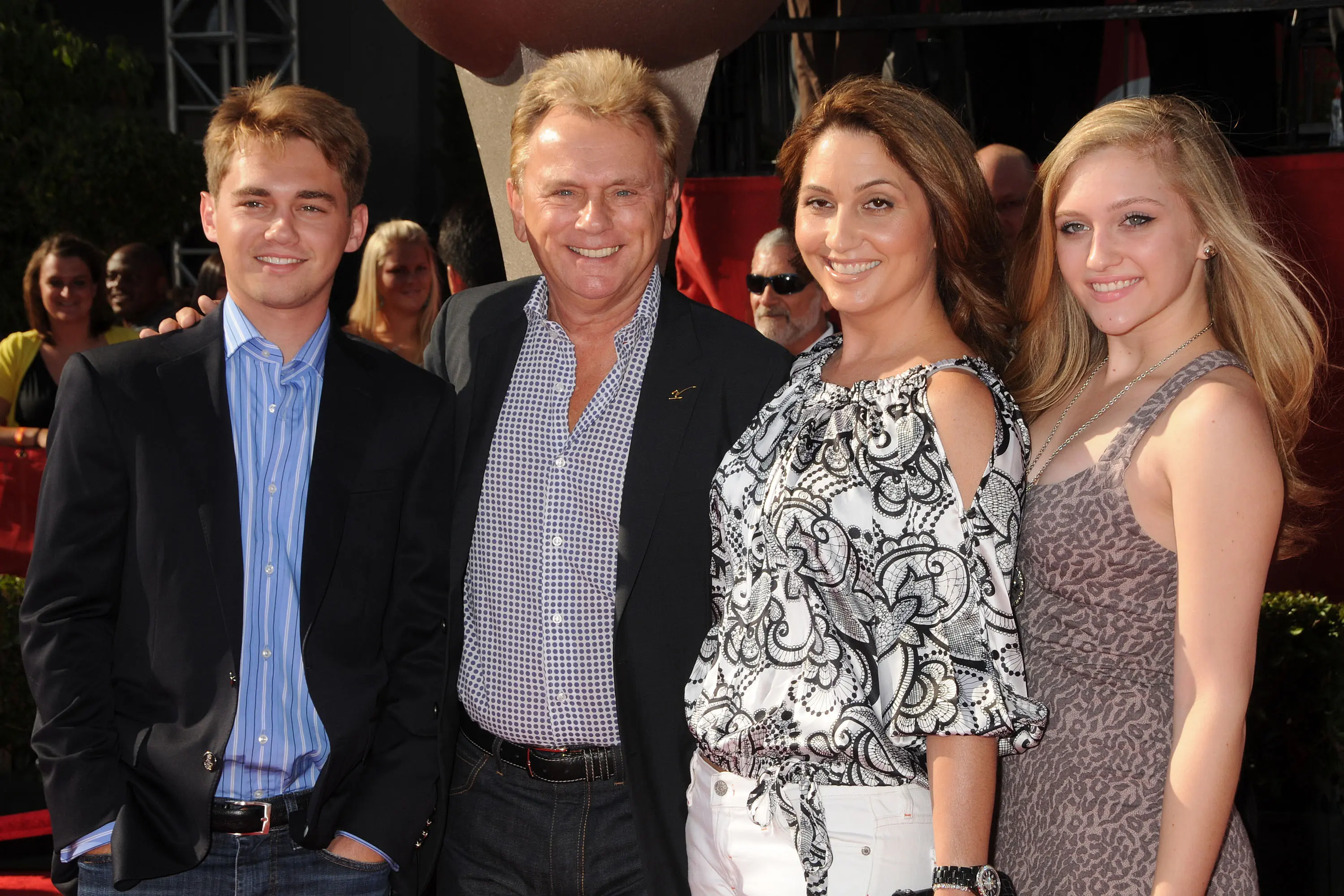 pat sajak and his whole family