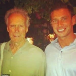 Clint Eastwood and his grandson