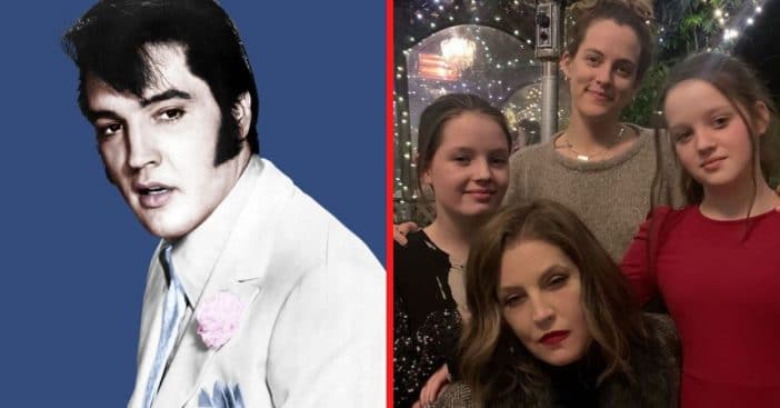Elvis Presley, his daughter, and granddaughters