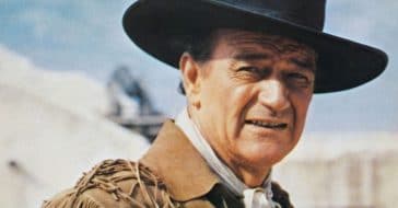 John Wayne on the Pledge of Allegiance as a thank you to America