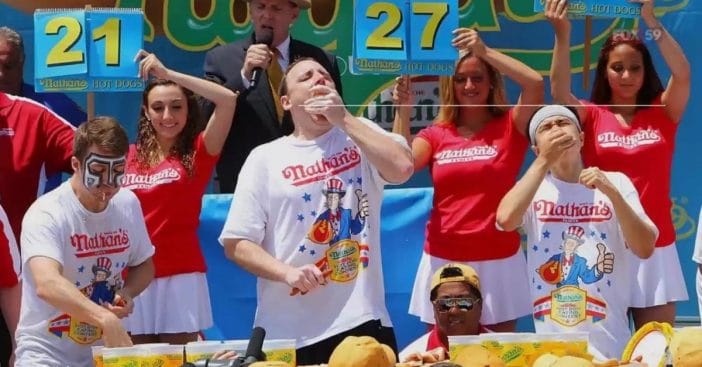 Nathan's Famous Hot Dog-Eating contest