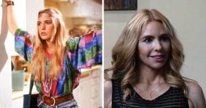 Olivia d'Abo then and now