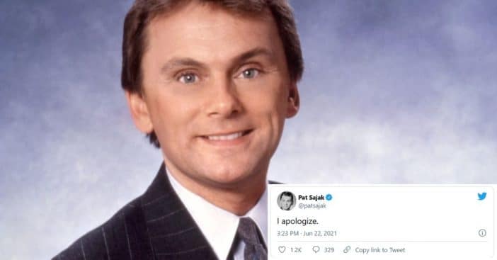 Pat Sajak issues a public apology