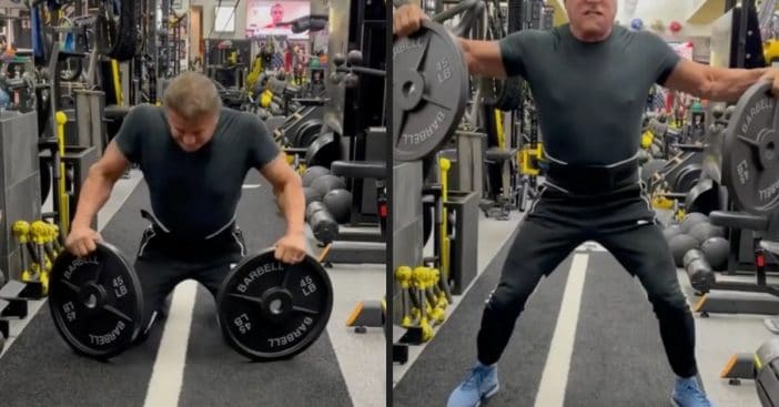 Sylvester Stallone Is Being Accused Of Using Fake Weights During His Workout