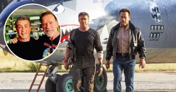 Sylvester Stallone and Arnold Schwarzenegger reunited