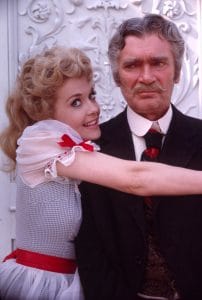 BEVERLY HILLBILLIES, from left: Donna Douglas, Buddy Ebsen