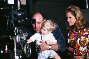 BEWITCHED, from left: director William Asher, Elizabeth Montgomery, William Asher jr