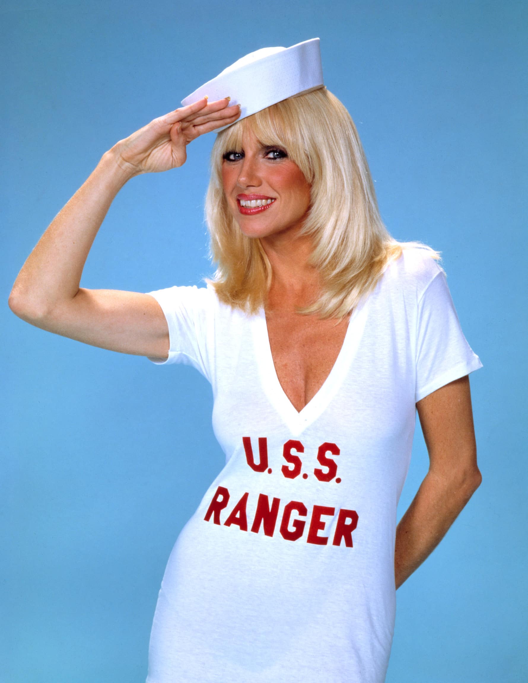 SECOND ANNUAL NATIONAL COLLEGIATE CHEERLEADING CHAMPIONSHIPS, THE, Suzanne Somers, c. 1980s