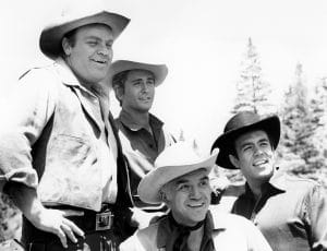 BONANZA, from left: Dan Blocker