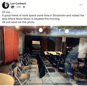 A potential inside picture of the ABBA studio used for new music