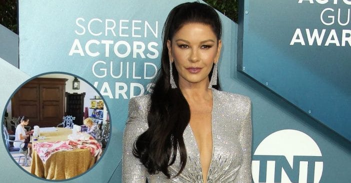 Catherine Zeta-Jones Shares Rare Family Video From Inside Vacation Home