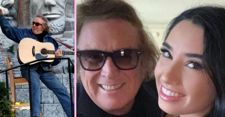 Don Mclean 75 Kisses 27 Year Old Girlfriend As He Receives Walk Of Fame Star