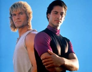 POINT BREAK, Patrick Swayze, Keanu Reeves