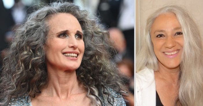More and more people are embracing their silver strands