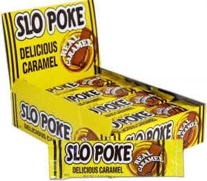 Slo Poke lollipops offered the best of both worlds