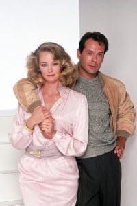 MOONLIGHTING, from left: Cybill Shepherd, Bruce Willis