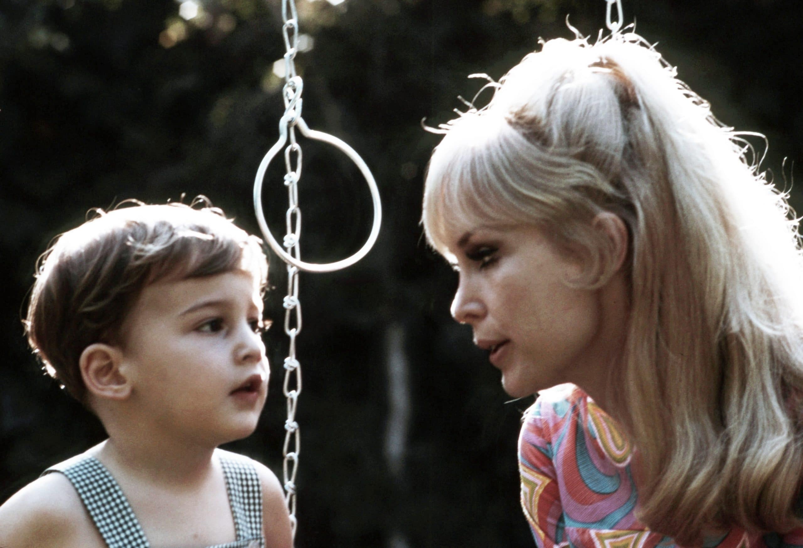 Barbara Eden, and her son, Matthew Ansara, ca. 1968 (photo by Ivan Nagy)