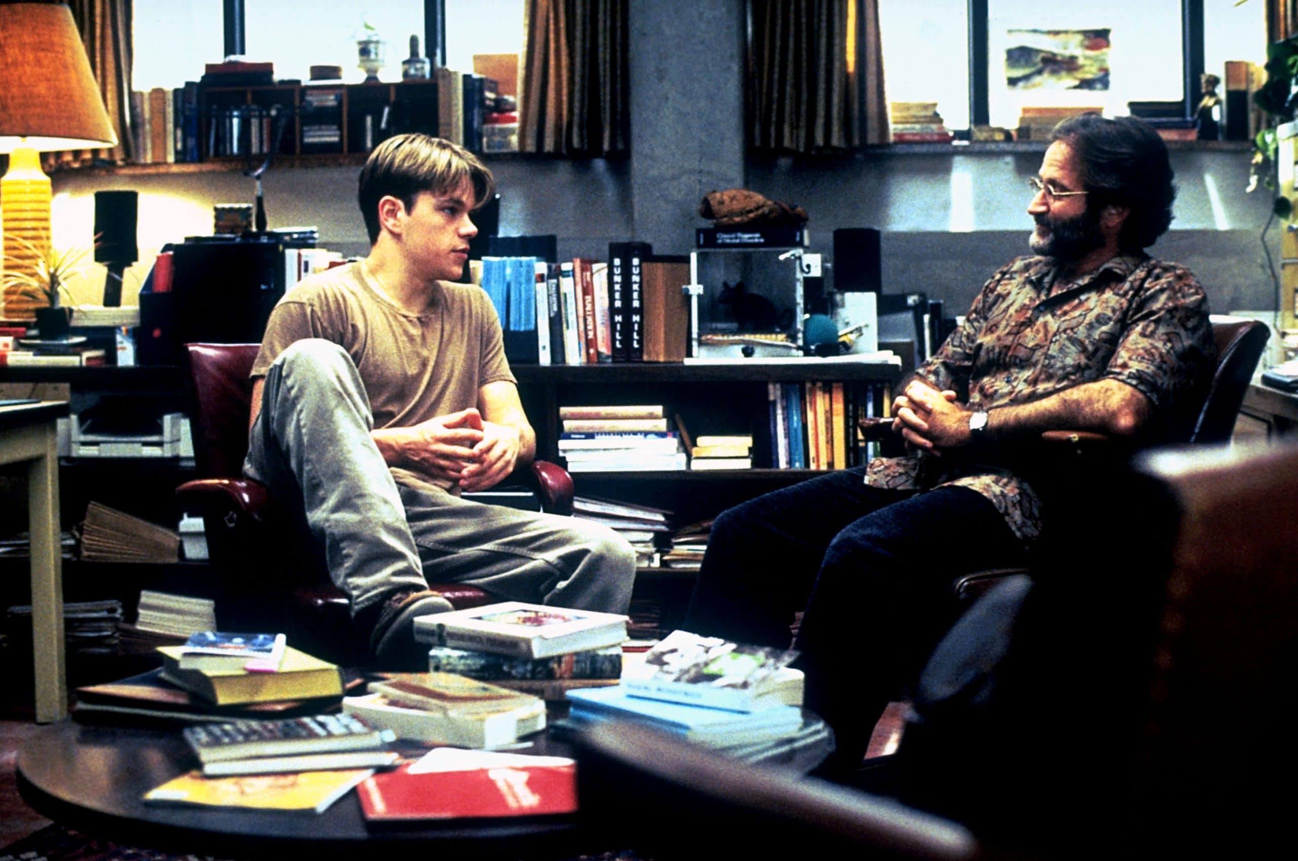 GOOD WILL HUNTING, Matt Damon, Robin Williams, 1997