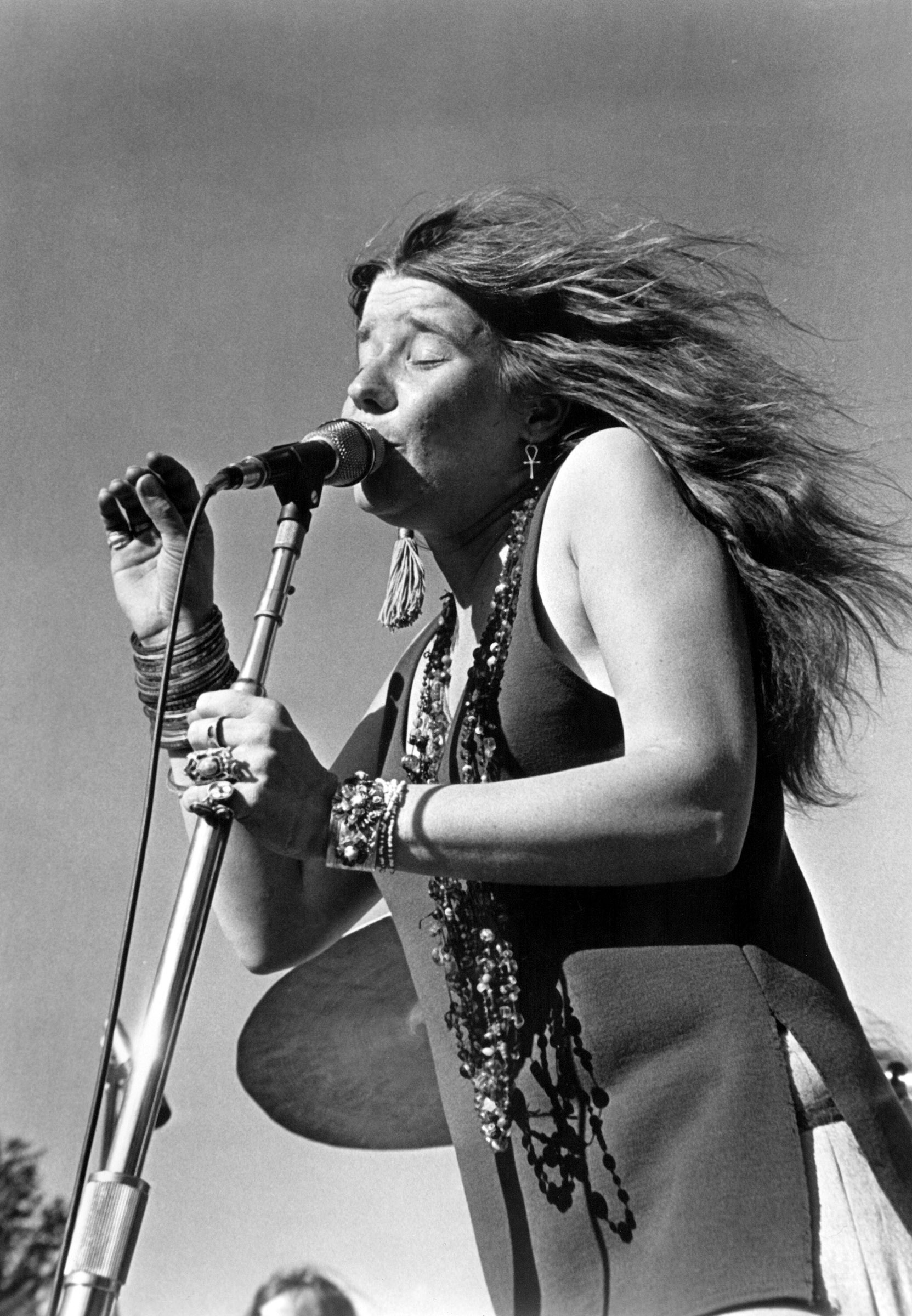 JANIS JOPLIN, 1960s, from the documentary, "Janis," released in 1975