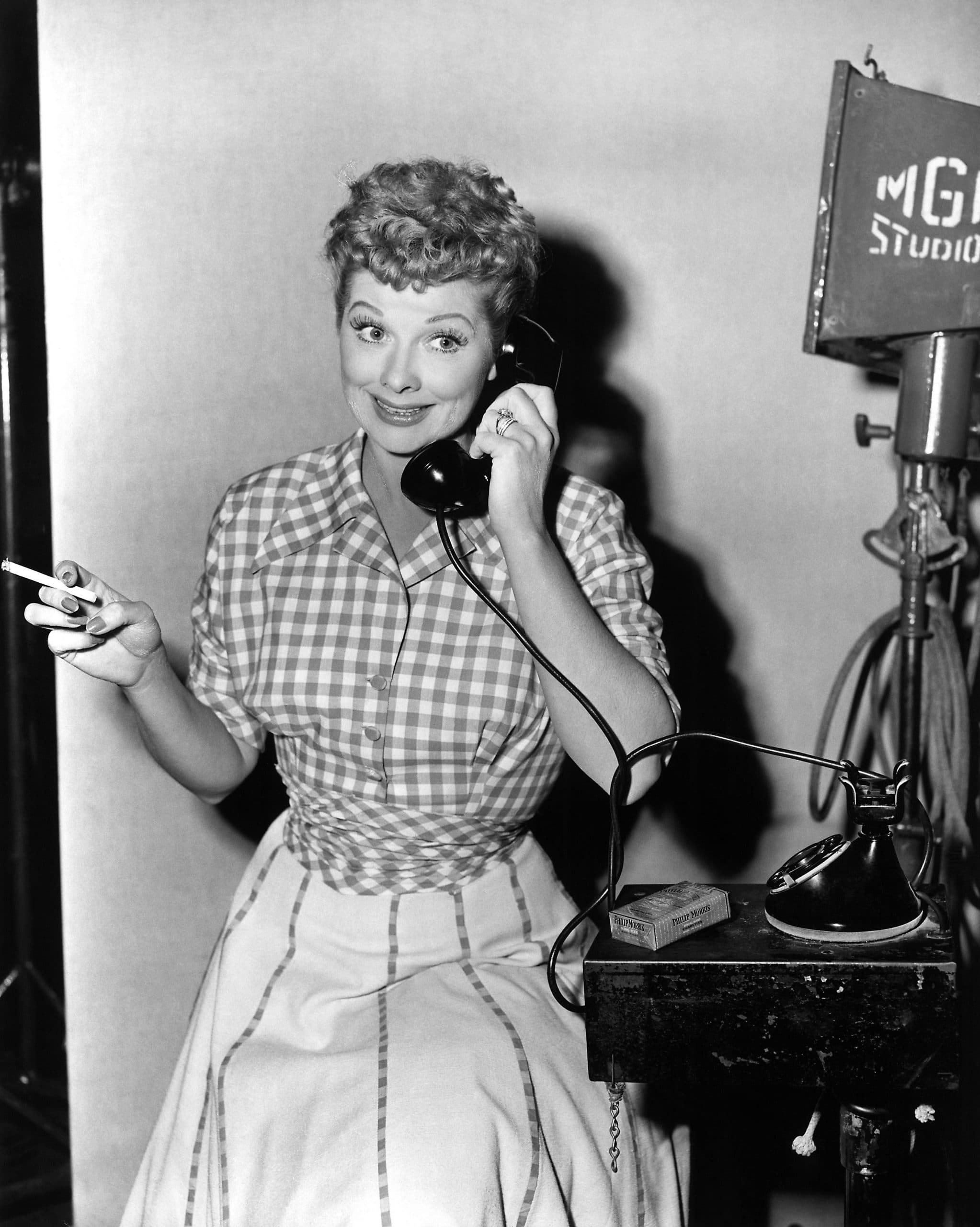 lucille ball smoking