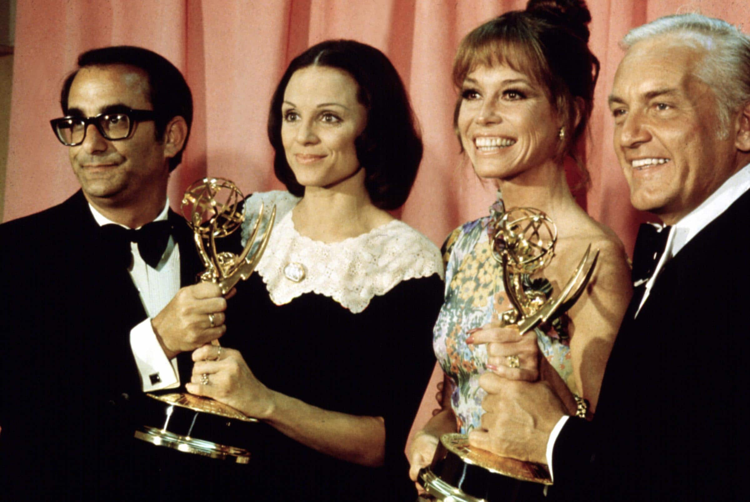 VALERIE HARPER, MARY TYLER MOORE and TED KNIGHT 