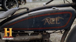 A rare and old Ace motorcycle from Ace Motor Corporation