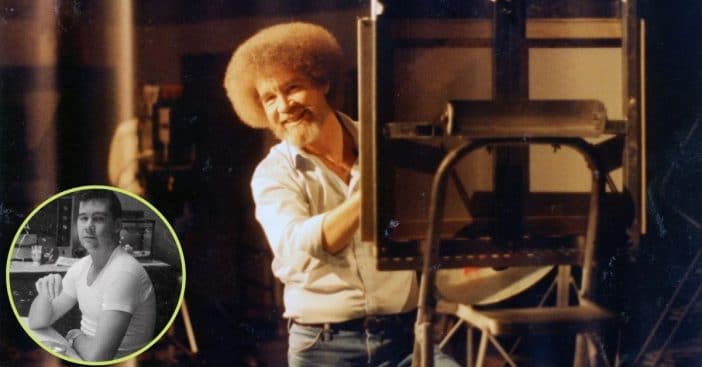 Bob Ross Unrecognizable Without Notable Perm And Beard In Old Photo