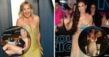 Fans Adore Demi Moore And Kate Hudson In Cut-Out Gowns At Venice Film Festival