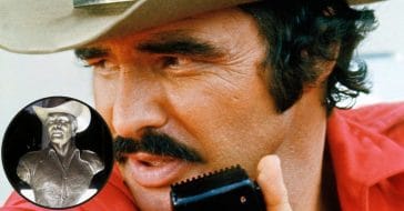 New Burt Reynolds Sculpture At His Grave Site Honors ‘Smokey And The Bandit'