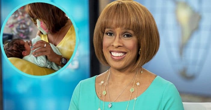 New grandmother Gayle King welcomes her first and favorite grandson Luca