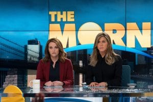 THE MORNING SHOW, from left: Reese Witherspoon, Jennifer Aniston