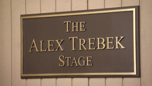 The Alex Trebek Stage, newly christened in time for a new season of Jeopardy!