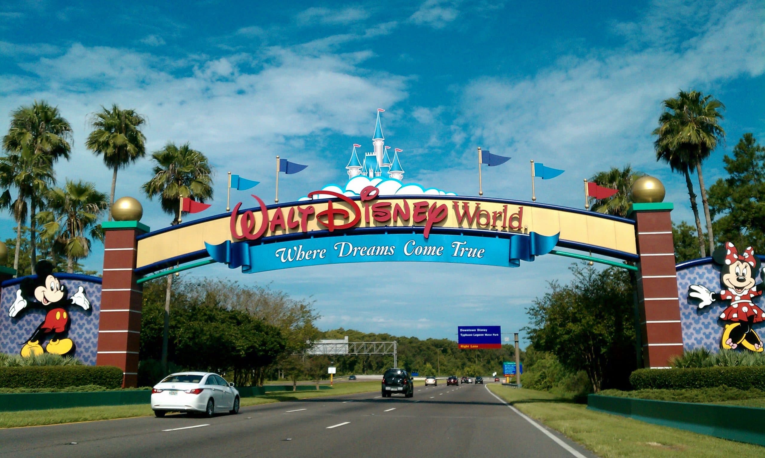 Entrance to Disney World