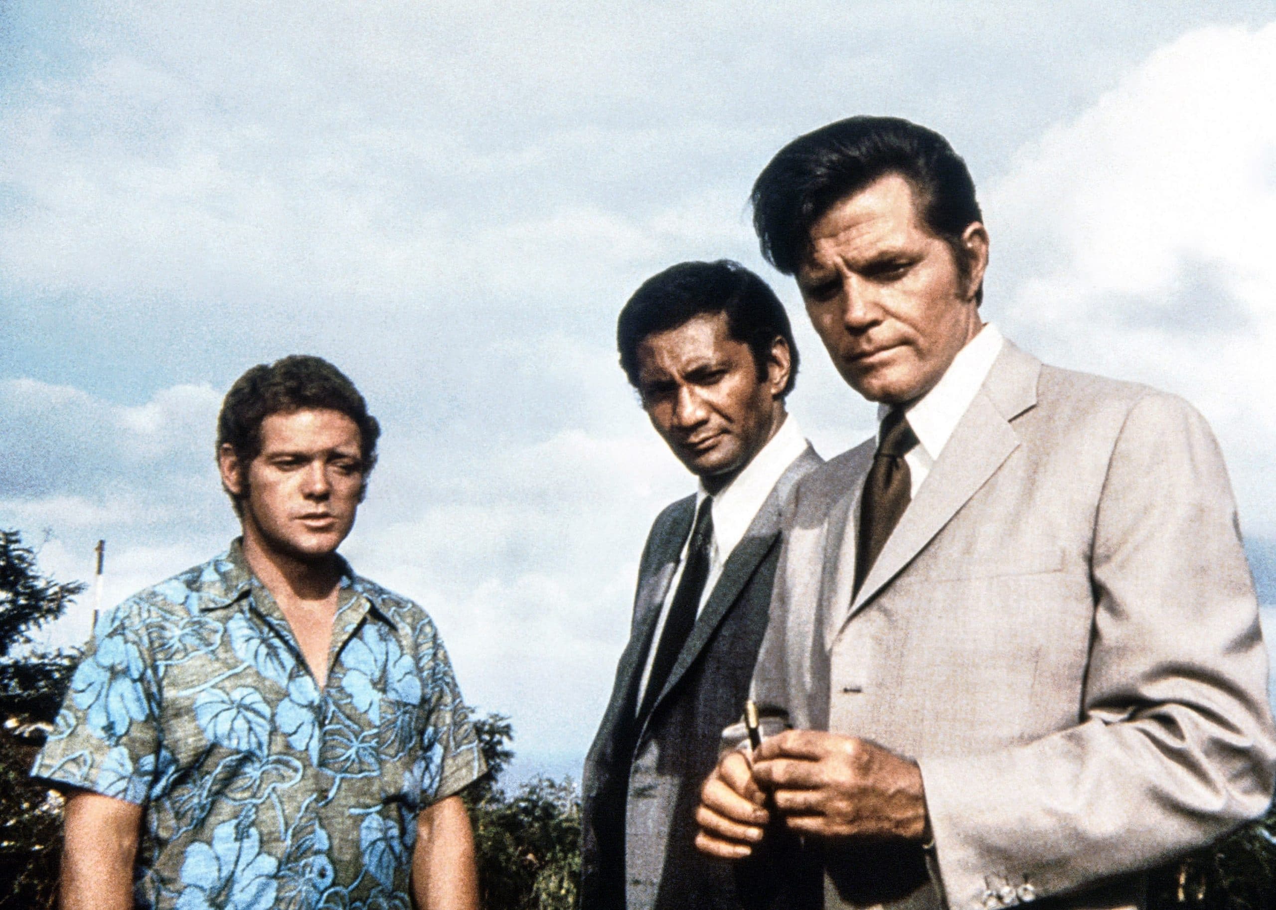 James MacArthur, Al Harrington, Jack Lord