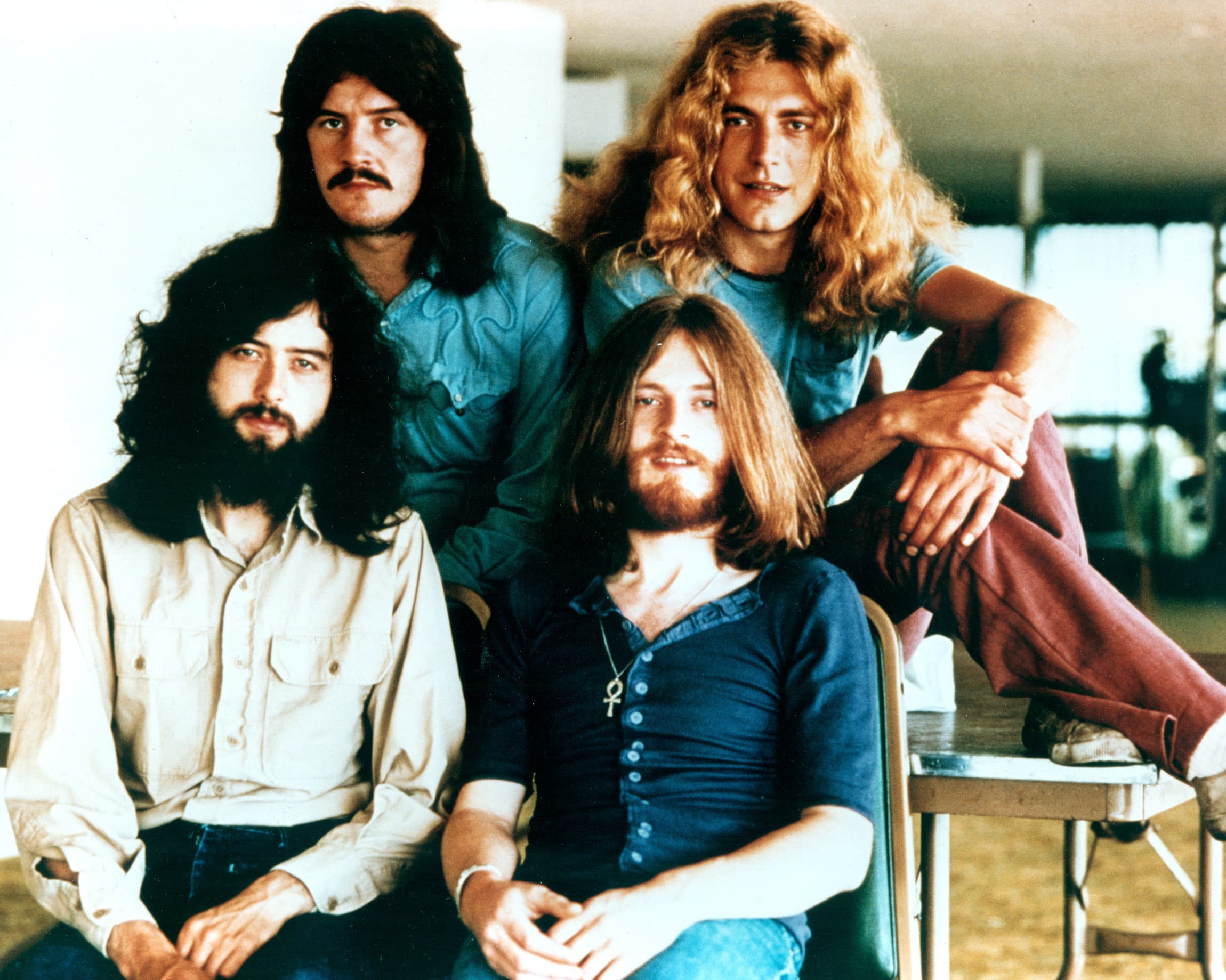 Led Zeppelin, promotional portrait for their 1973 US Tour