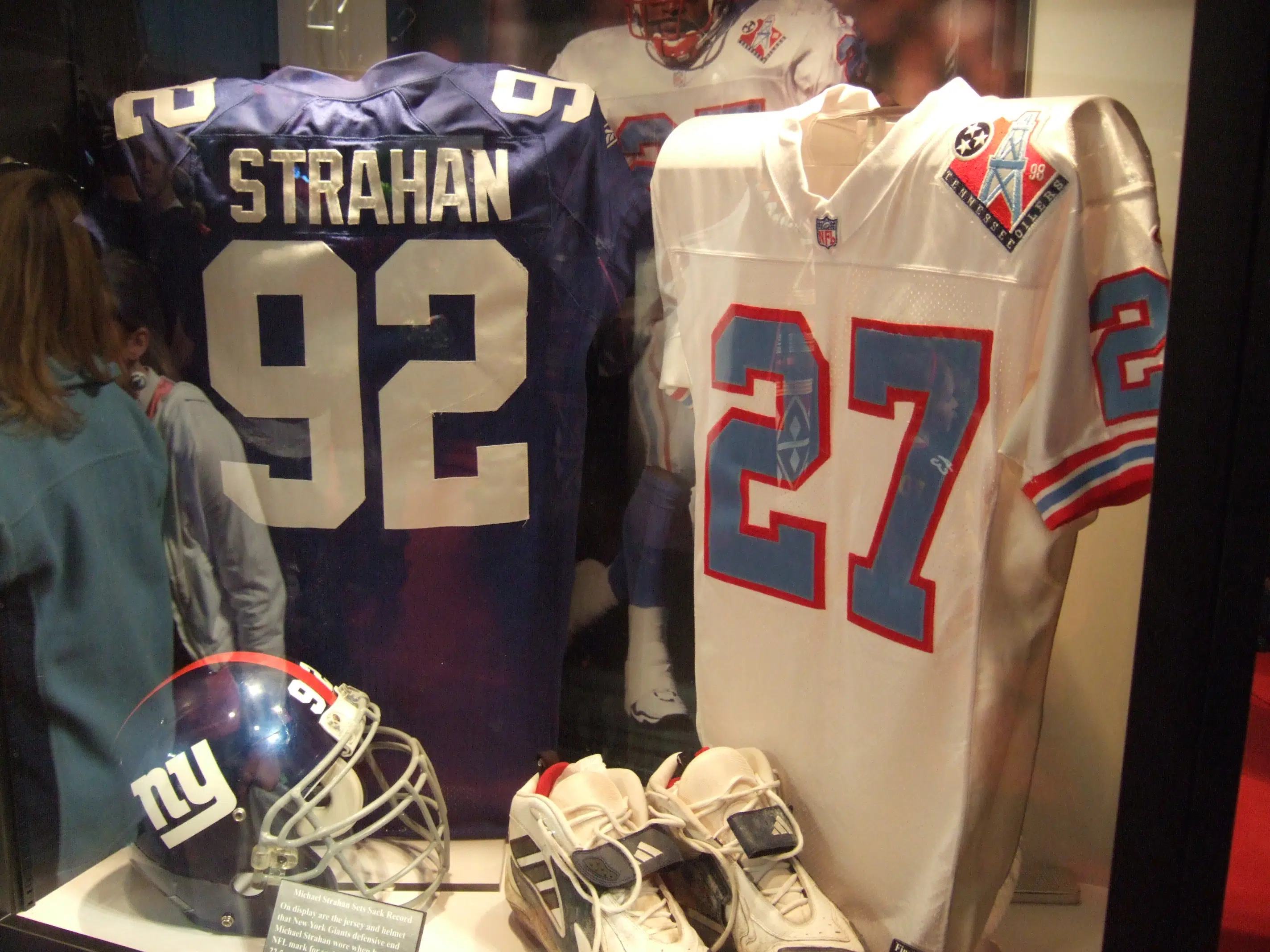 Michael Strahan's No.92 jersey