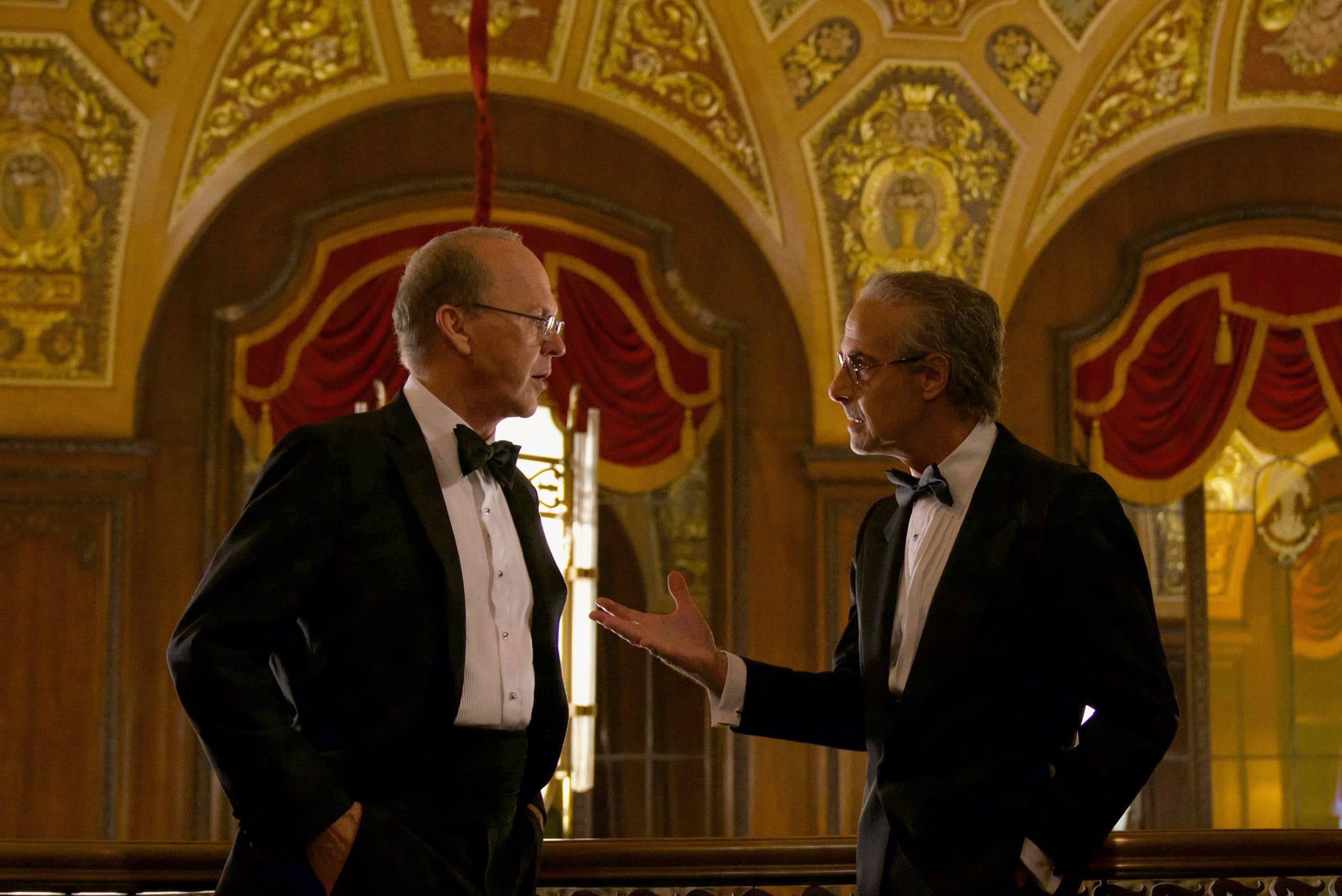 WORTH, (aka WHAT IS LIFE WORTH), from left: Michael Keaton, Stanley Tucci, 2020