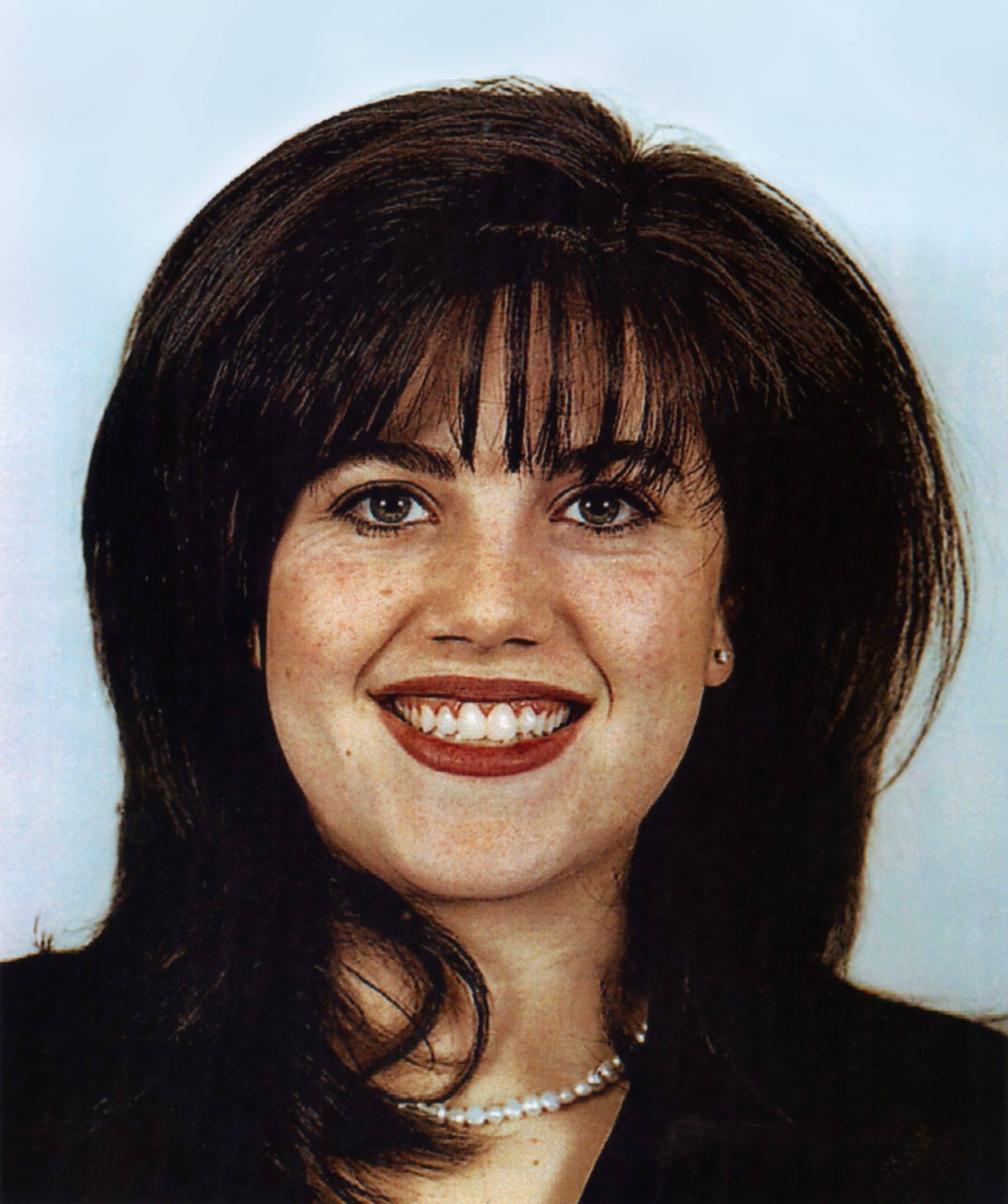Department of Defense identification photo of Monica Lewinsky from 1996