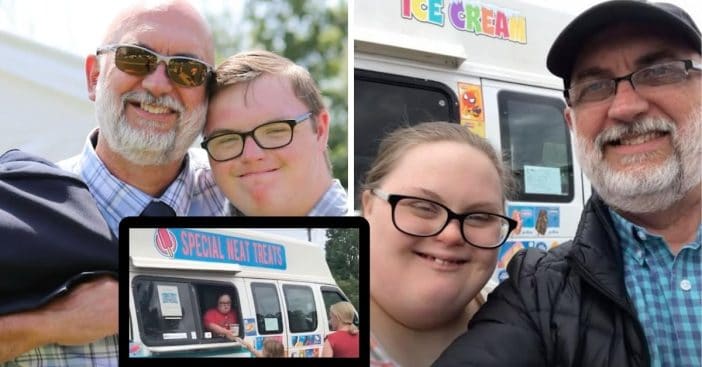 Dad Drives Ice Cream Truck To Support His Children With Down Syndrome